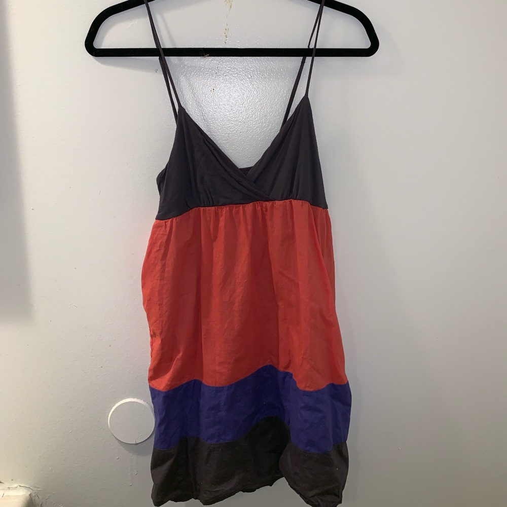 Color block sundress